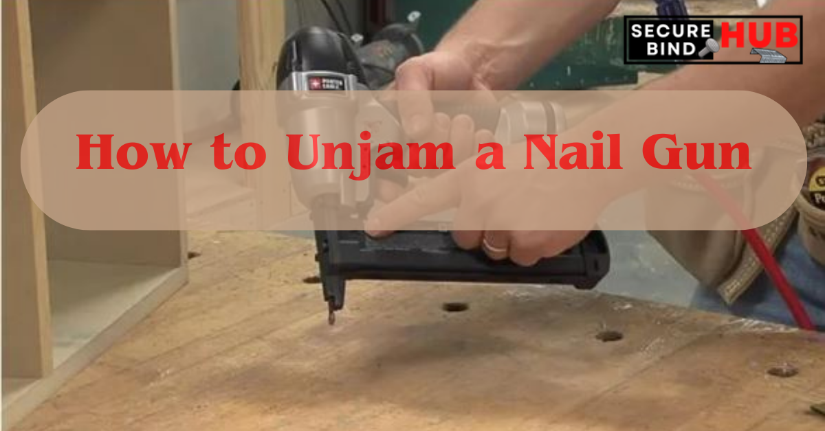 How to Unjam a Nail Gun